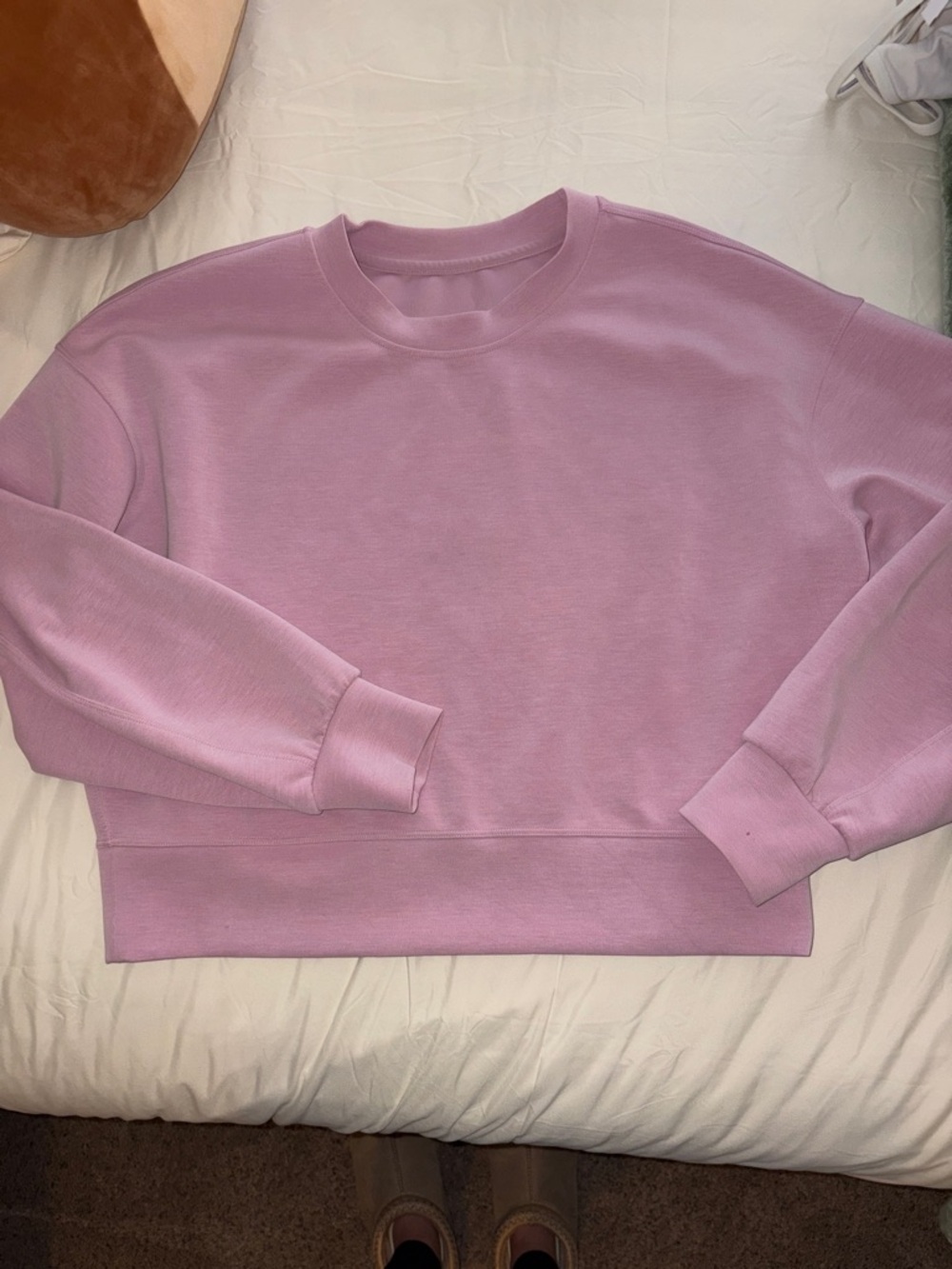 lululemon athletica Pink Crewneck Sweatshirt